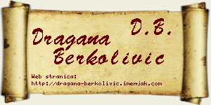 Dragana Berkolivić vizit kartica